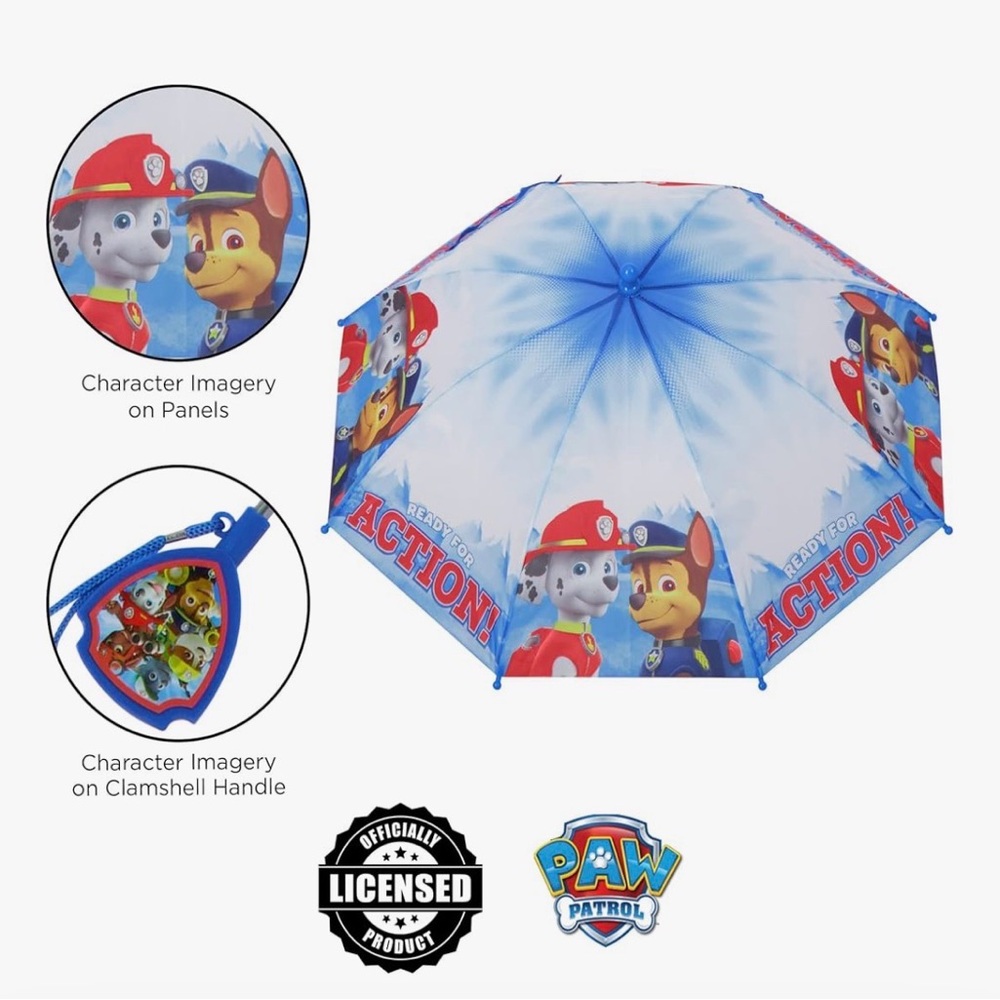 Paw Patrol Action Umbrella - Blue and Red